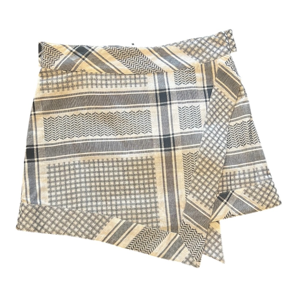 Plaid Wrap Skirt